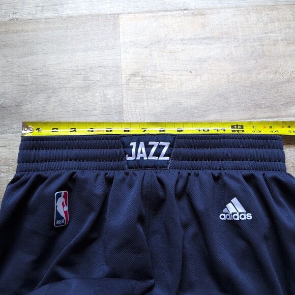 Utah Jazz Adidas NBA Basketball Shorts Men's M Player Issued Team - Picture 8 of 8